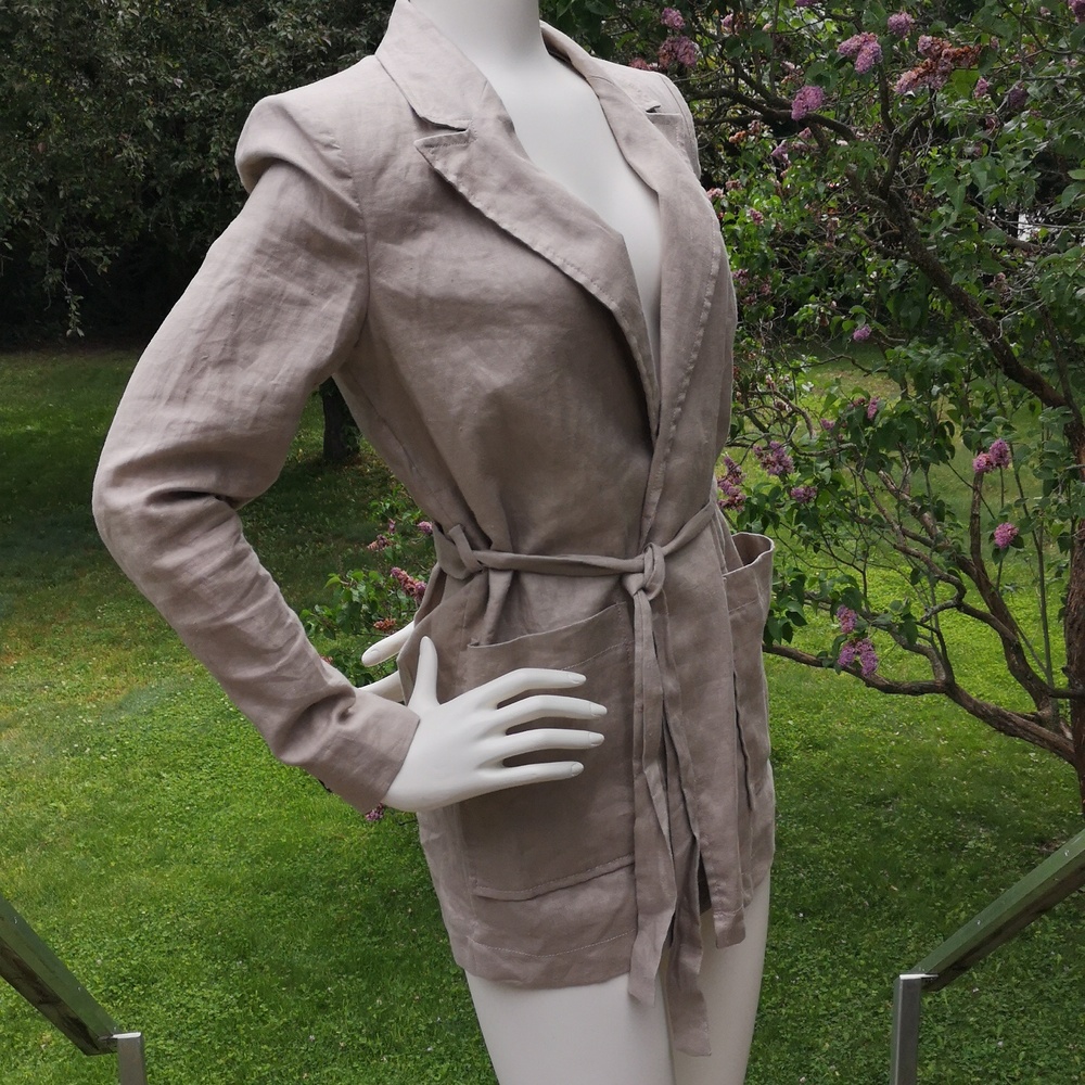 Mango linen jacket